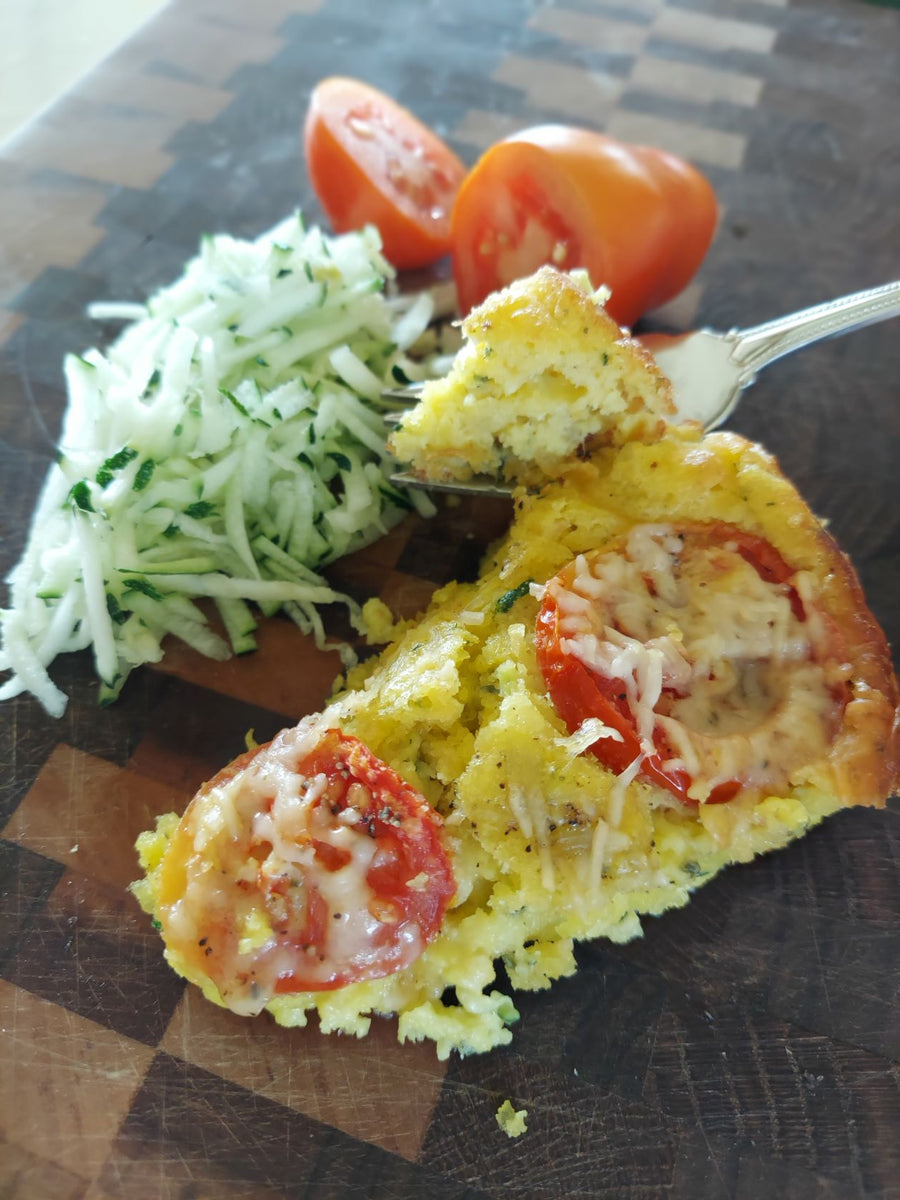 Zucchini Pie with Tomatoes – Two Bees & A Bud