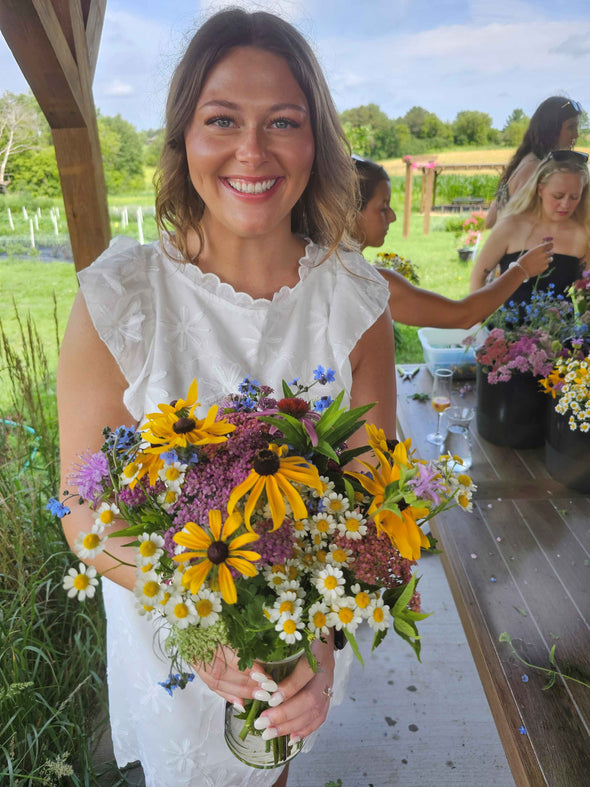 DIY BRIDAL BOUQUET PARTY
